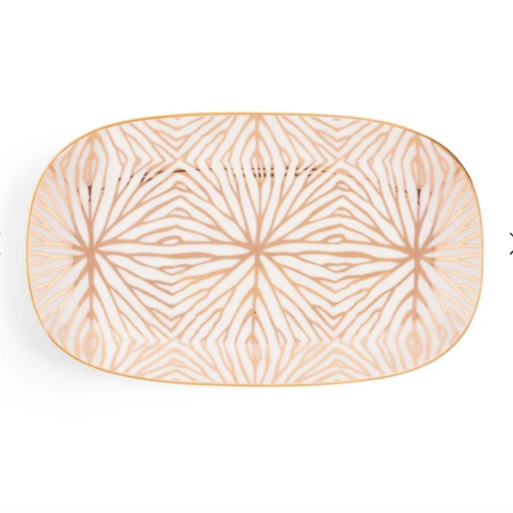 TALIANNA Lilypad Catchall Gold Tray